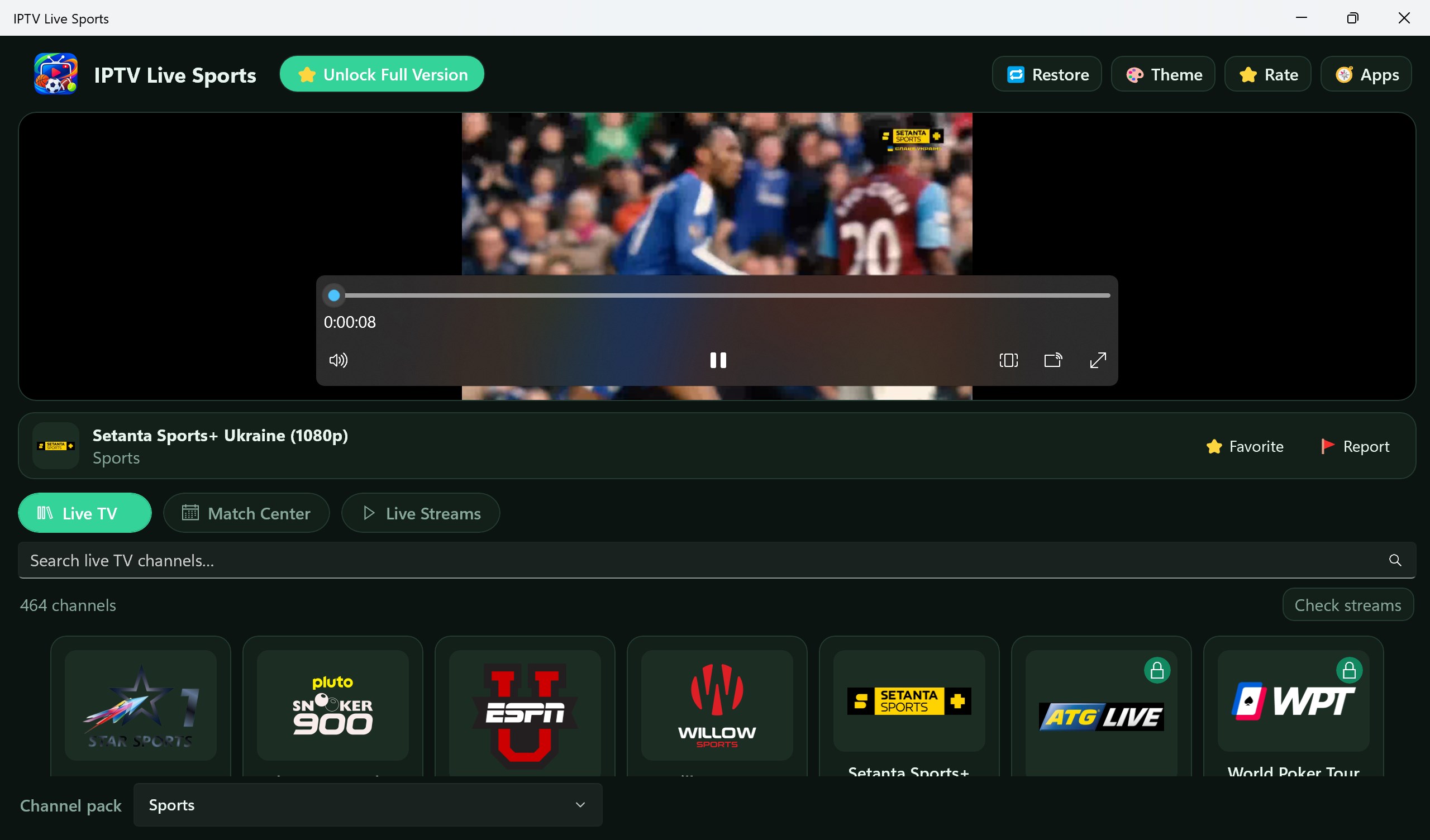 IPTV Live Sports screenshot