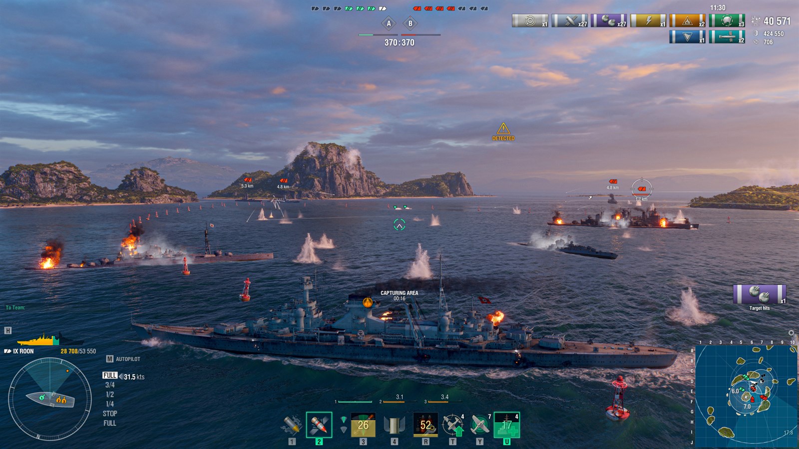 World of Warships — captura 1