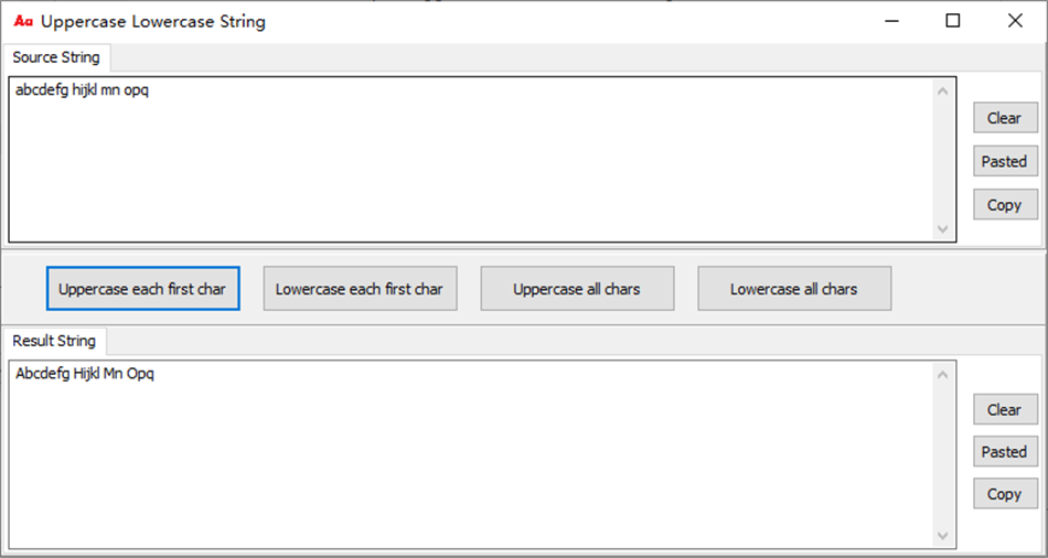 Uppercase Lowercase String (Windows) 由: y8ngl