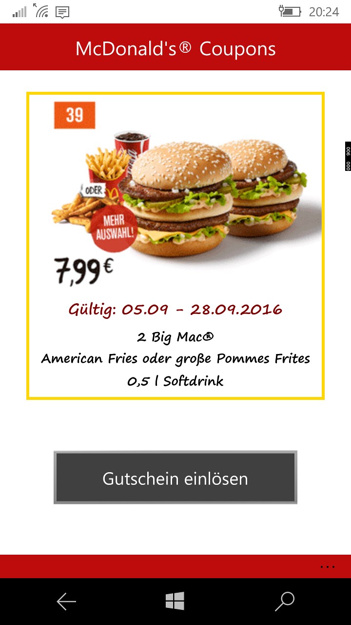 Buy Fast Food Coupons Microsoft Store