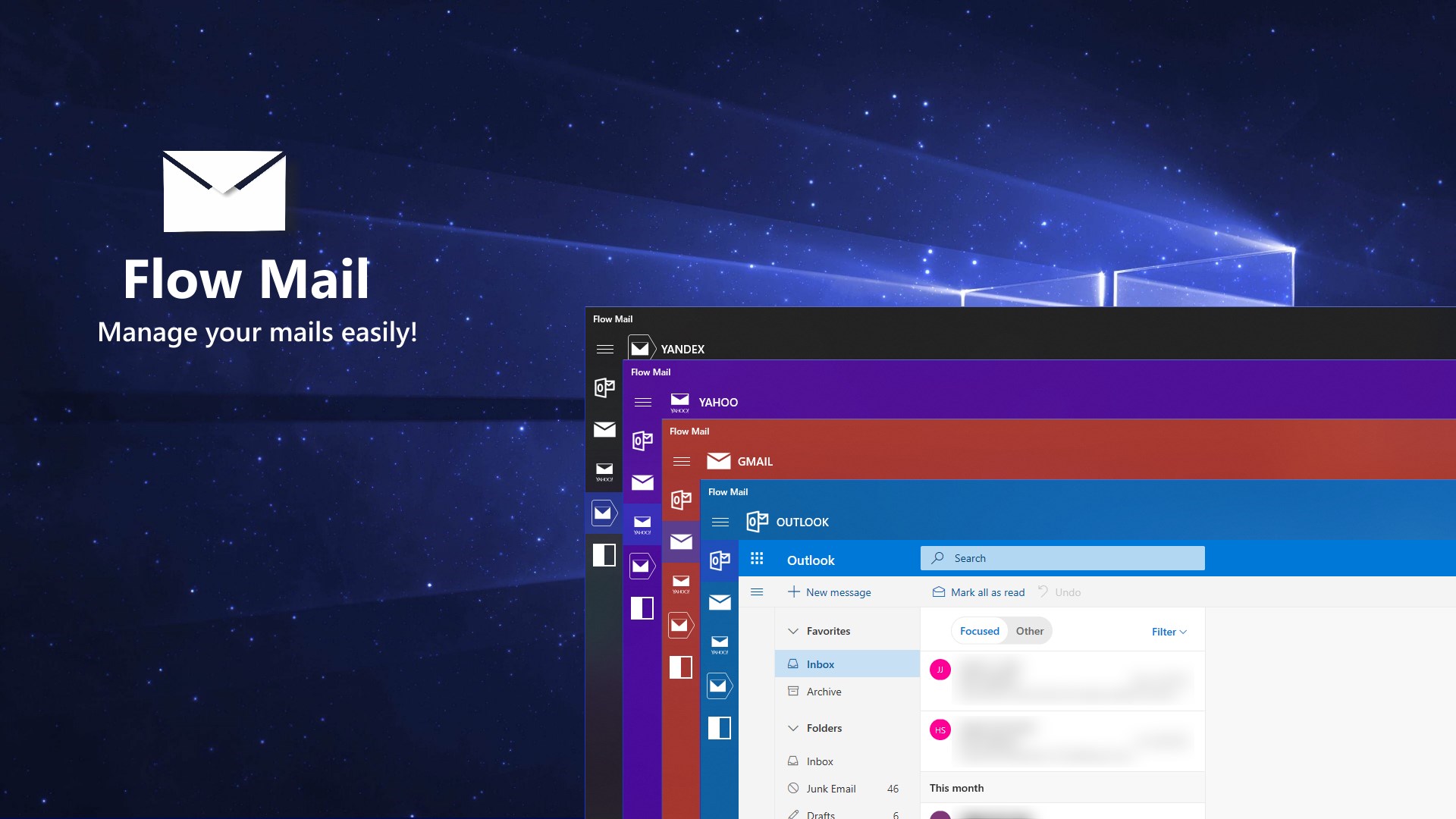 get flow mail outlook gmail yahoo icloud and more microsoft store