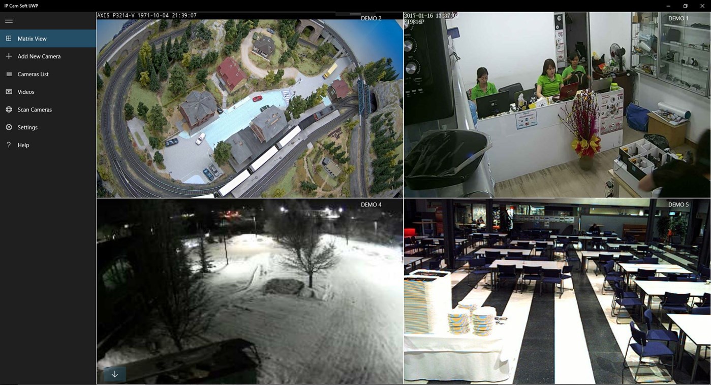 #1. Ip Cam Soft UWP (Windows) Ved: IP Cam Soft