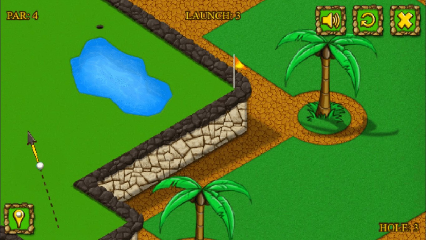 Captura de Pantalla 3 Mini Golf World 3D Putter windows