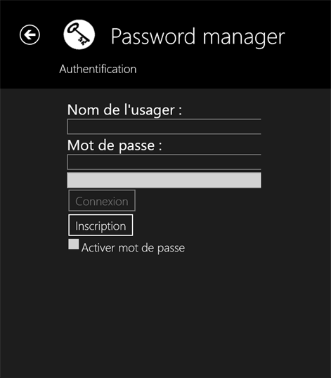 Password manager McDG Screenshots 1