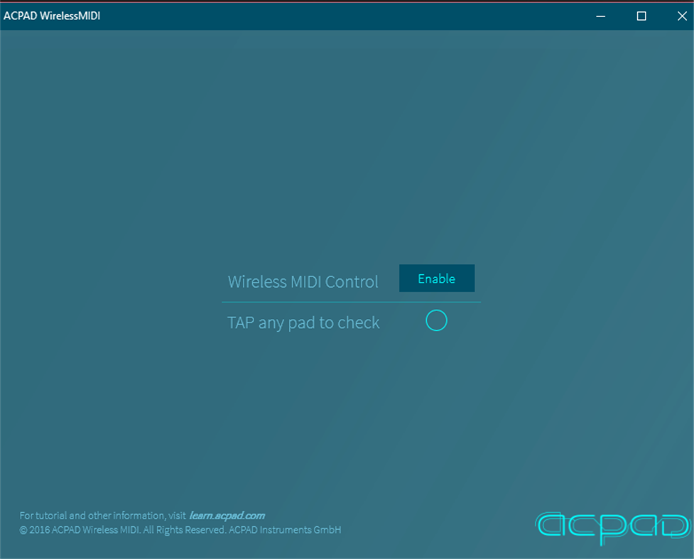 #2. ACPAD WirelessMIDI (Windows) By: ACPAD Instruments