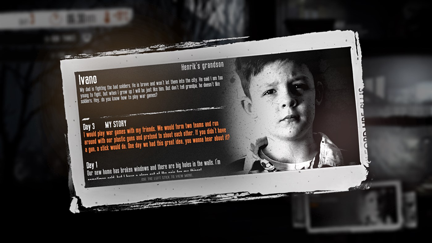 #8. This War of Mine: The Little Ones (Xbox) By: Deep Silver