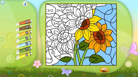 Flowers - Color by Numbers + screenshot 1