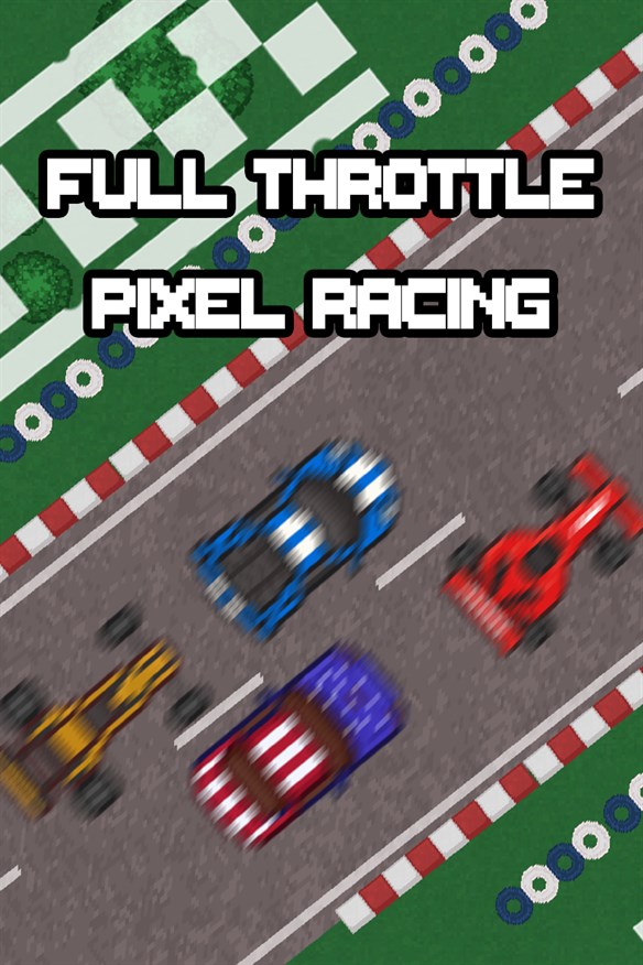 Full Throttle Pixel Racing Xbox Series X|S and Xbox One cover art