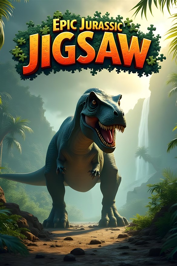 Epic Jurassic Jigsaw - PC & Xbox Xbox Series X|S and Xbox One cover art