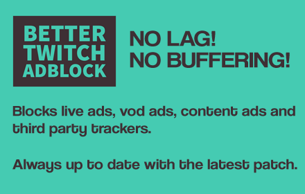 Better Twitch Adblock small promo image