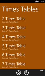 Times Tables screenshot 1