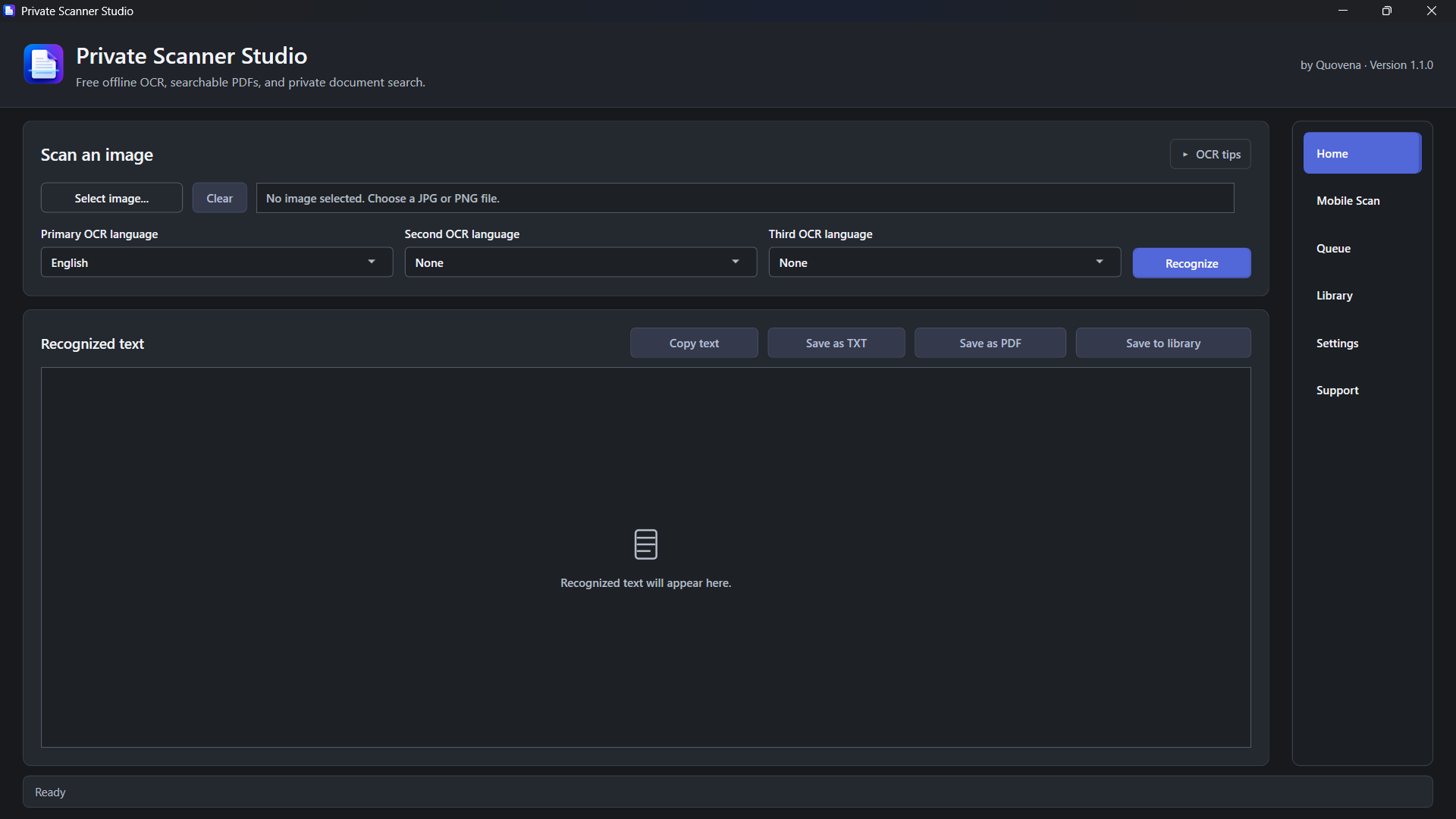 Private Scanner Studio screenshot