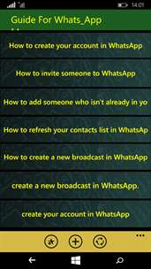 Guide For WhatsUp screenshot 1
