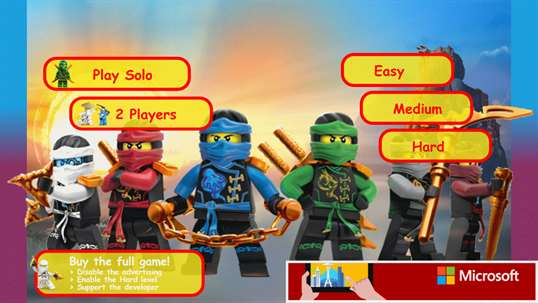 Lego Ninjago Memory Game screenshot 1