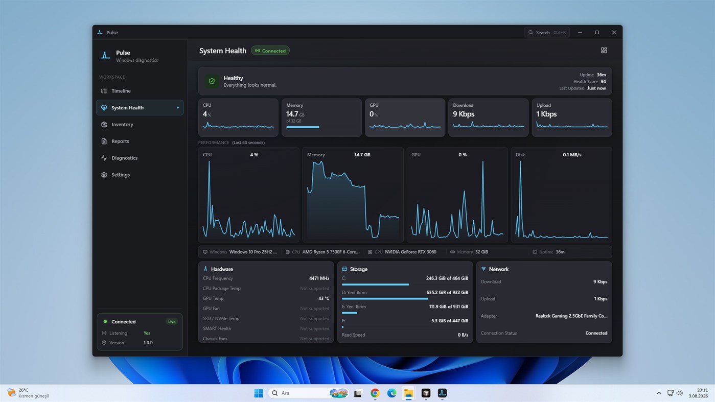 #2. Pulse Diagnostics (Windows) Bởi: Regncreative
