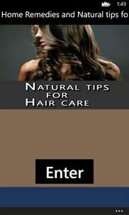 Home Remedies and Natural tips for Hair care screenshot 1