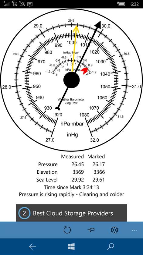 Weather Barometer Screenshots 2