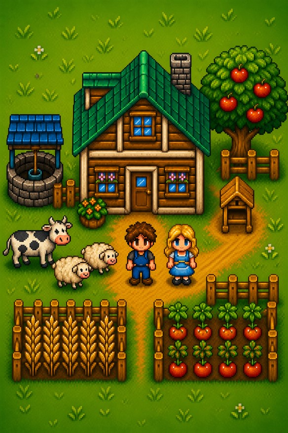Farming Valley - Multiplayer Farm Simulator Xbox Series X|S and Xbox One cover art