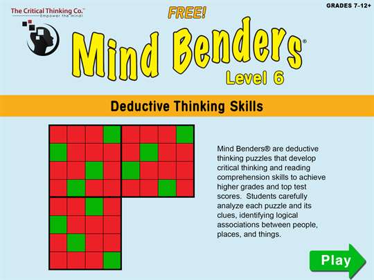 Mind Benders® Level 6 (Free) screenshot 1
