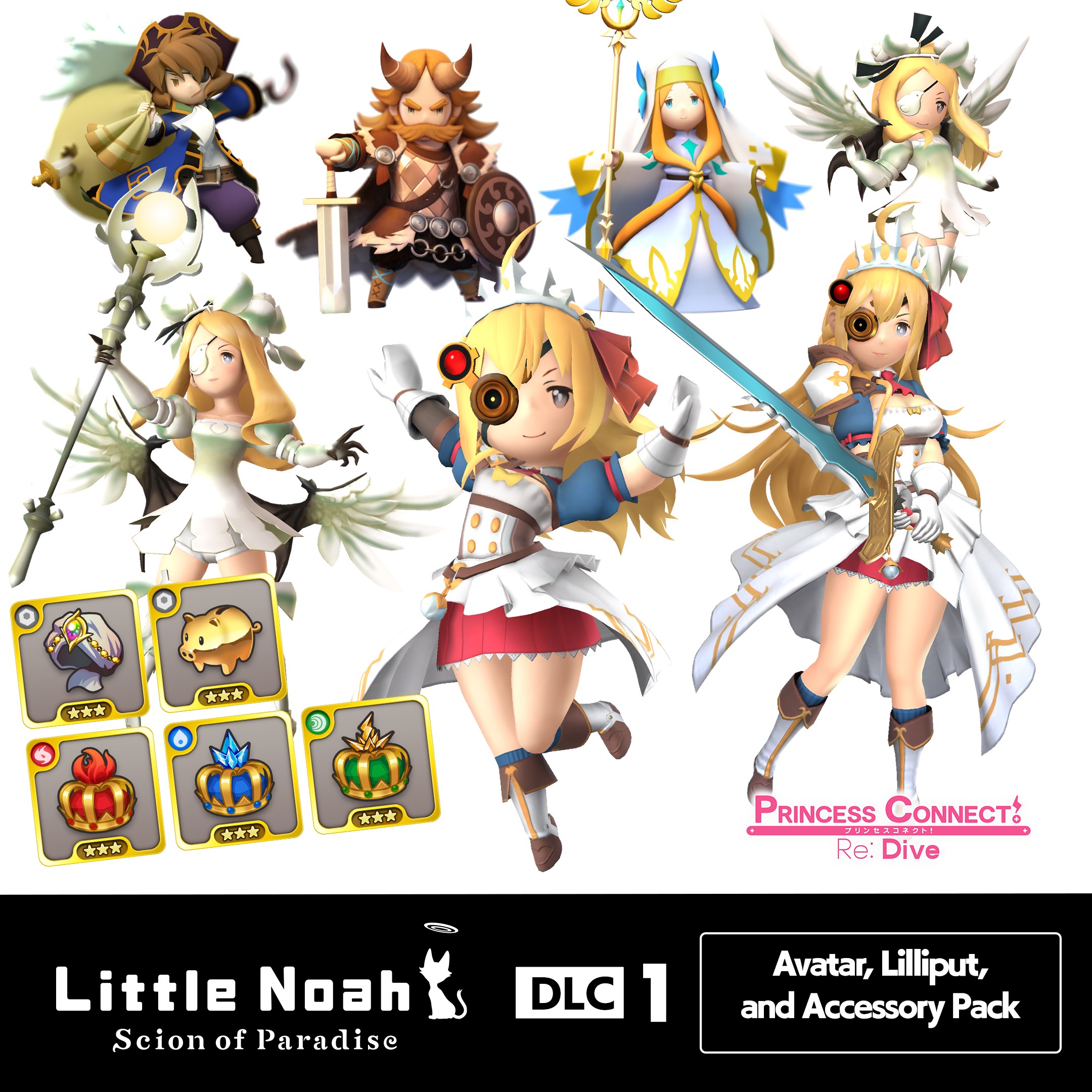 Little Noah: Scion of Paradise DLC 1: Avatar, Lilliput, and Accessory Pack | Xbox | Chiave | Privato