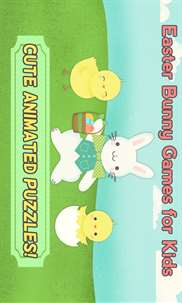 Easter Bunny Games for Kids: Puzzles screenshot 1