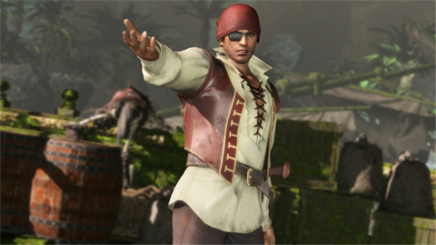 Costume 1 Pirate des 7 mers de DOA6 - Diego