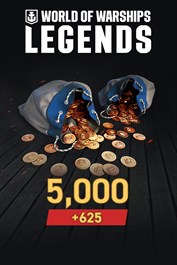 World of Warships: Legends - 5625 дублонов