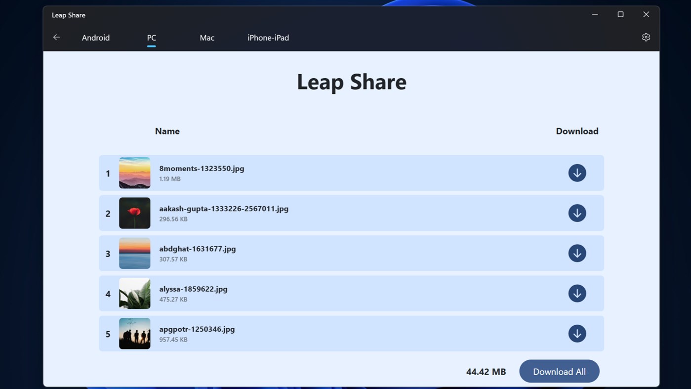 #3. Leap Share - Pc Phone File Transfer (Windows) 由: Define Studio