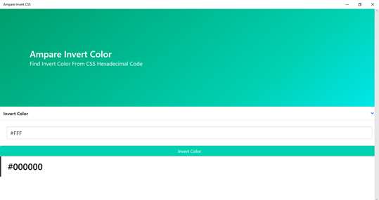 Ampare Opposite CSS Color screenshot 1