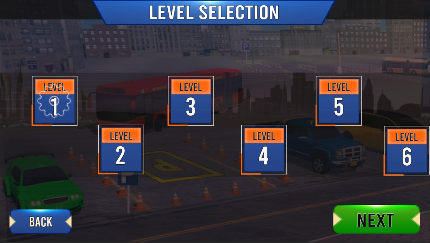 #2. Bus Driving Parking 3D (Windows) By: CodeSculpt Games