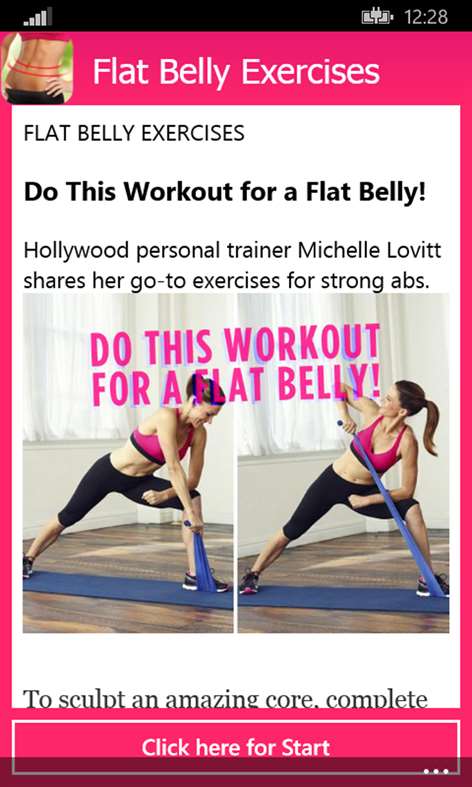 Flat Belly Exercises Screenshots 1