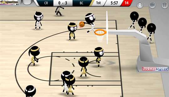 Stickman Basketball 2017 screenshot 3