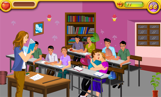 Classroom Kissing screenshot 1