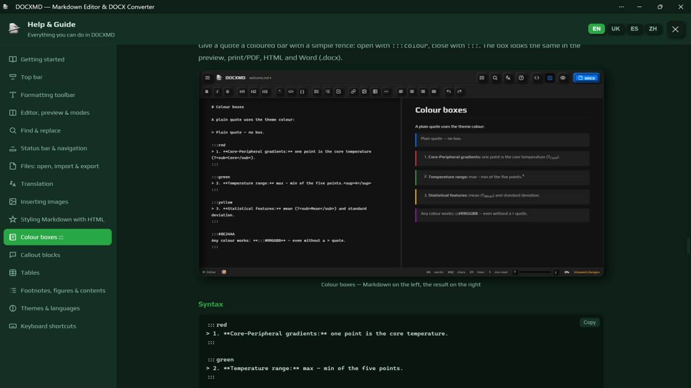 #5. DOCXMD (Windows) Af: SC KOLIBRI LLC