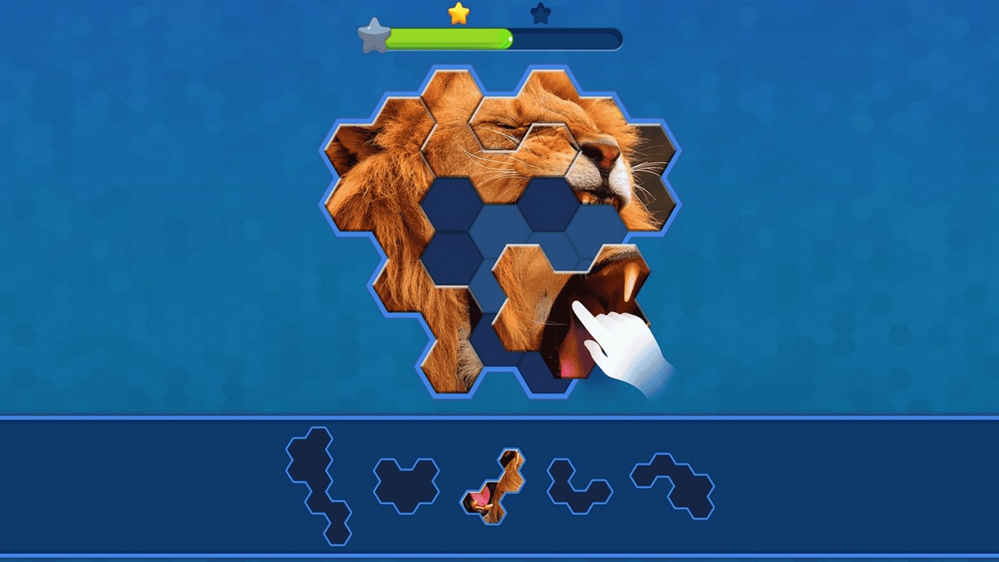 #1. Jigsaw Hexa Puzzle (Windows) By: Playtouch