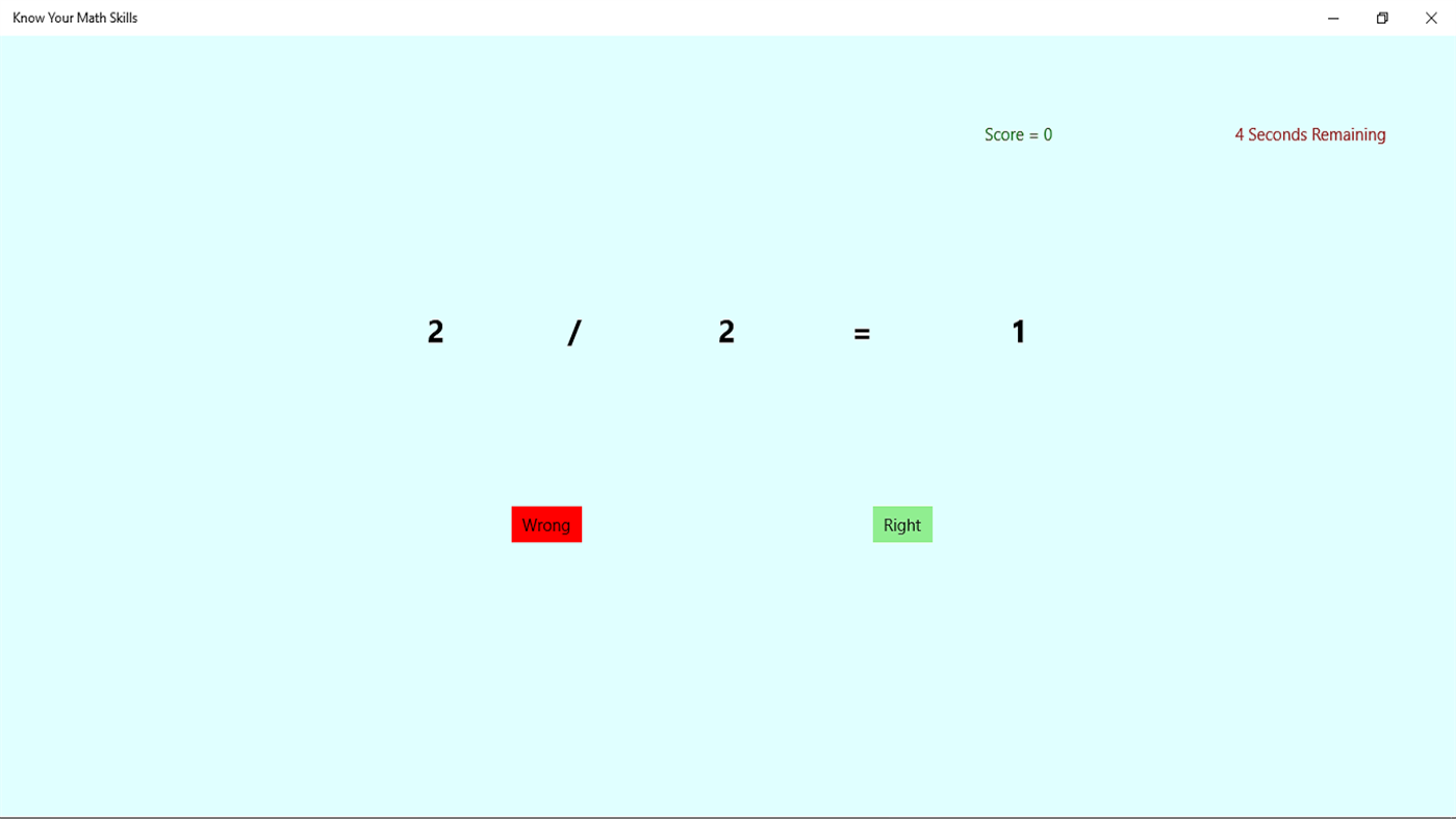 #5. Know Your Math Skills (Windows) Podle: vatsalsura