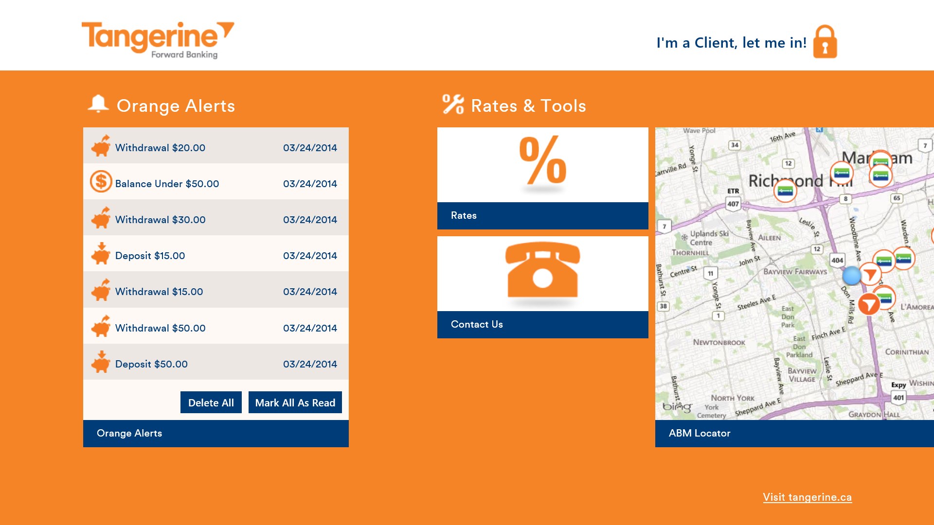 Tangerine for Windows 10