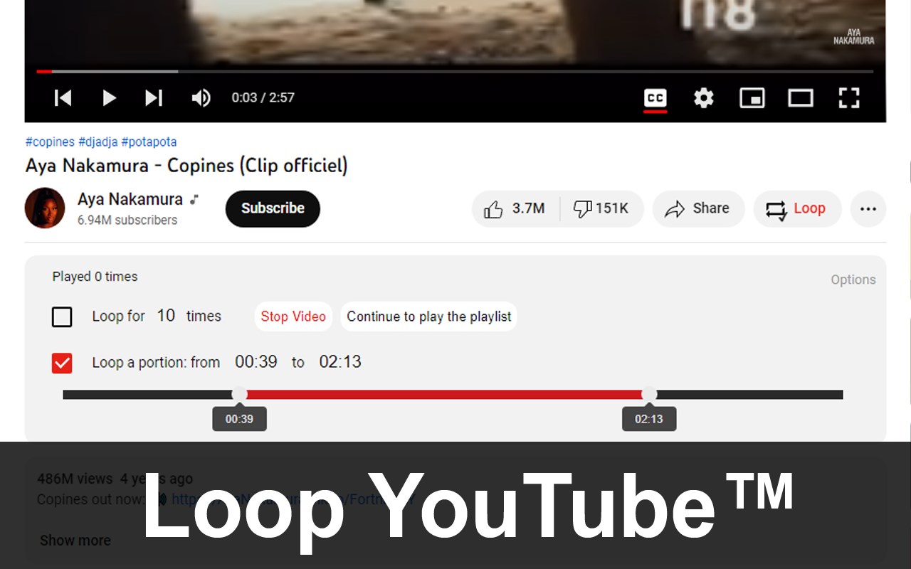 Loop YouTube™