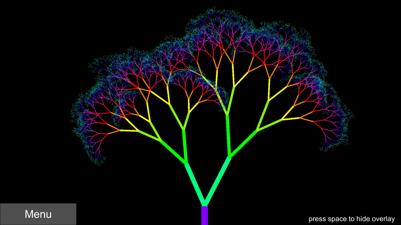 #2. Fractal Tree Maker (Windows) 由: NatureSim