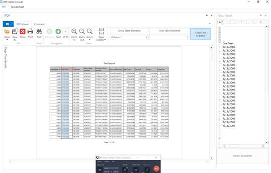 PDF Column to Excel screenshot 7