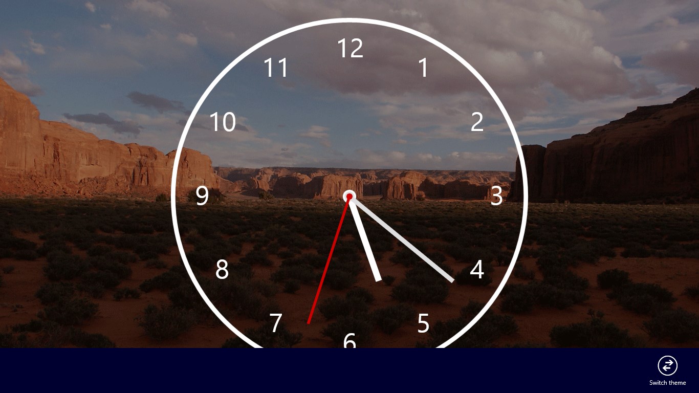 Nightstand Analog Clock for Windows 10