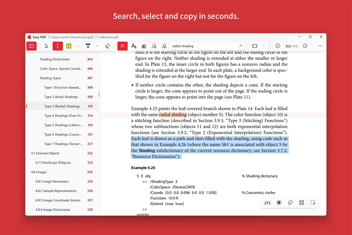 #3. Easy PDF (Windows) By: MilesChing