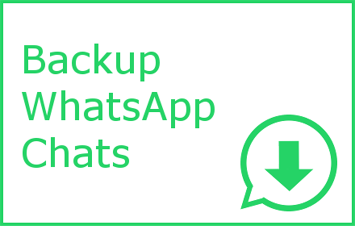 Backup WhatsApp Chats
