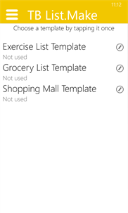 TB List.Make - Grocery, Shopping & Workout Lists screenshot 2