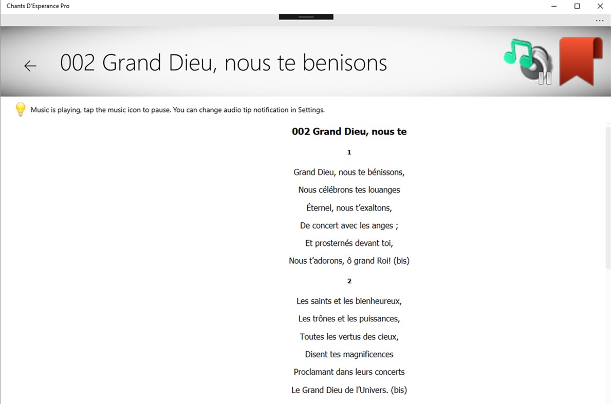 #2. Chants D'Esperance Pro (Windows) 来自: Samuel J