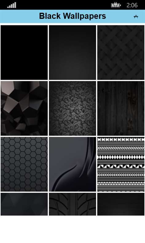 Black Backgrounds. Screenshots 1