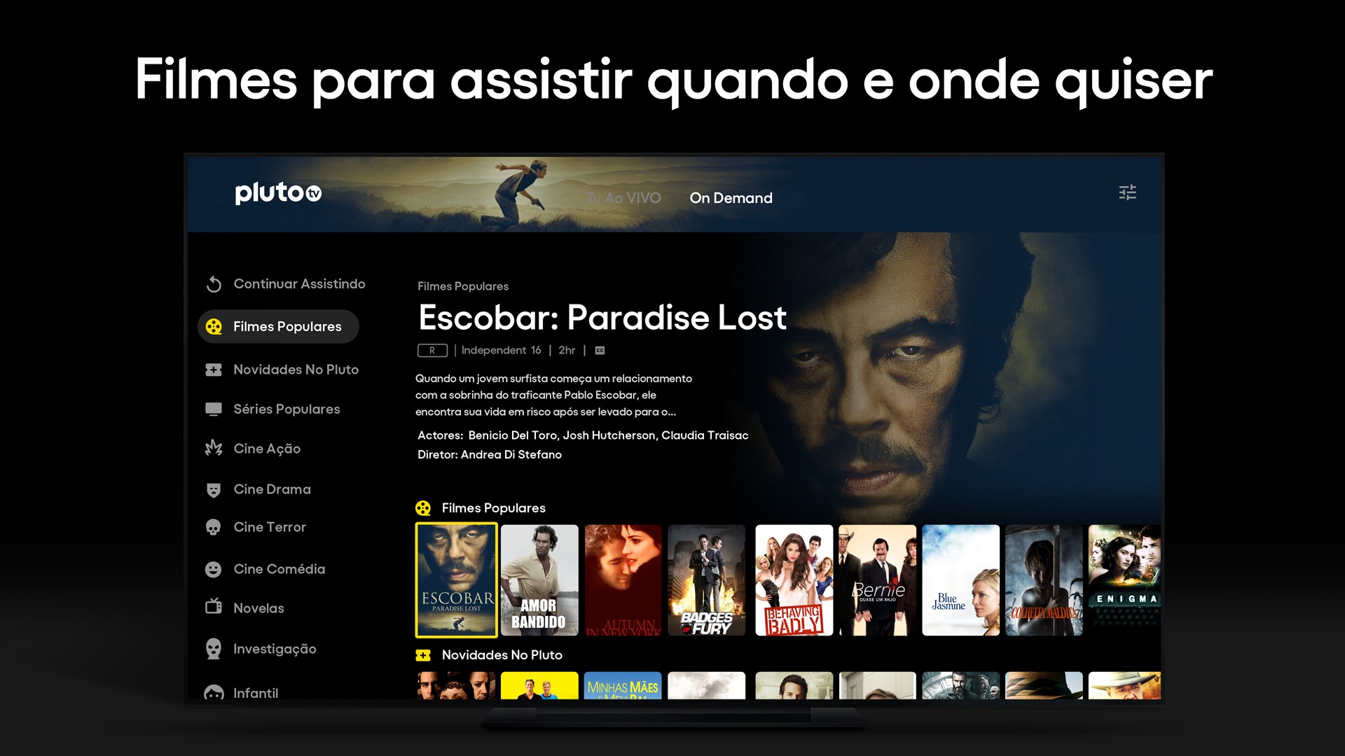 Pluto TV – TV ao Vivo e Filmes na App Store