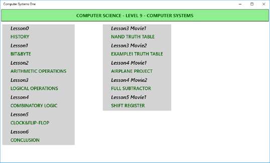 Computer Systems One screenshot 1