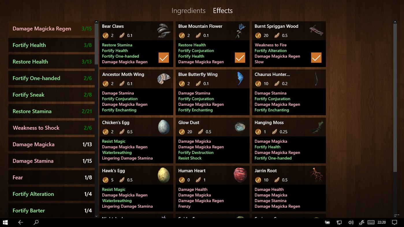 #2. Skyrim Herbarium (Windows) 来自: Martin Suchan