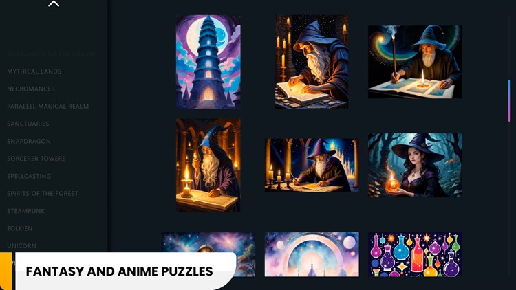 Fantasy & Anime Jigsaw Puzzles - PC - (Windows)